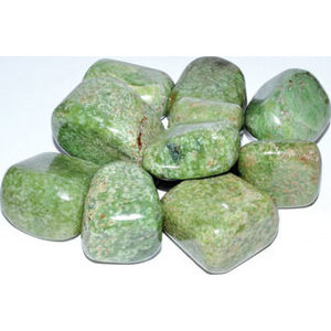 1 lb Grossularite (green garnet) tumbled stones