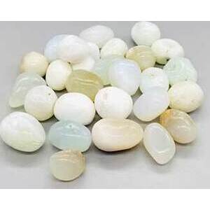 1 lb Jade, White tumbled stones