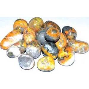 1 lb Jasper, Bumble Bee tumbled stones 1 lb Jasper, Bumble Bee tumbled stones