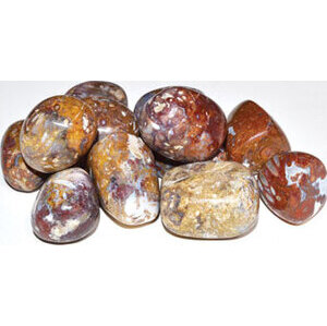 1 lb Jasper, Plum tumbled stones