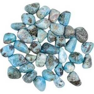 1 lb Larimar tumbled stones 1 lb Larimar tumbled stones