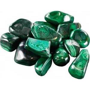 1 Lb Malachite Tumbled Stones