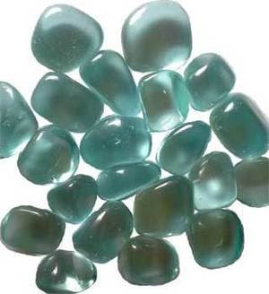 1 Lb Obsidian, Blue Tumbled Stones