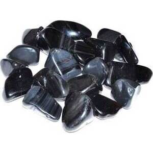 1 lb Obsidian, Rainbow tumbled stones