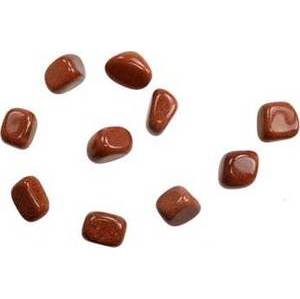 1 Lb Red Goldstone Tumbled Stones