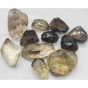 1 lb Smoky Quartz (1.5" to 3") tumbled stones