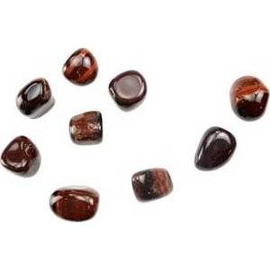 1 Lb Red Tiger Eye Tumbled Stones