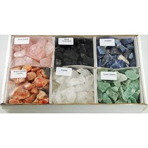 6 Piece Untumbled Stones Set