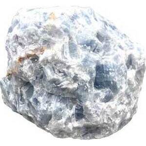 2.5-3.5# Blue Calcite untumbled stones