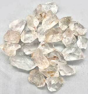 1 lb Crystal B untumbled stones