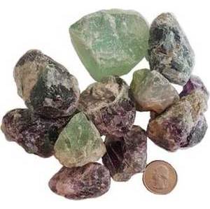 1 Lb Fluorite Untumbled Stones