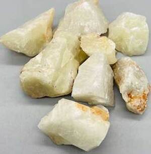 1 lb Quartz, Sulphur untumbled stones 1 lb Quartz, Sulphur untumbled stones
