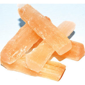 3" Orange Selenite mini sticks 5 pk