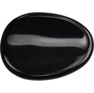 Black Obsidian Worry Stone Black Obsidian Worry Stone