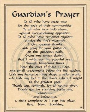 Guardian's Prayer Poster