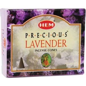 Lavender Hem Cone Incense 10pk