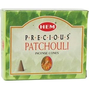 Patchouli Hem Cone Incense 10pk Patchouli Hem Cone Incense 10pk