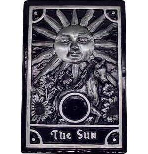 5" Sun Tarot burner