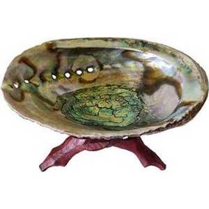 5"- 6" Abalone Shell incense burner with stand 5"- 6" Abalone Shell incense burner with stand