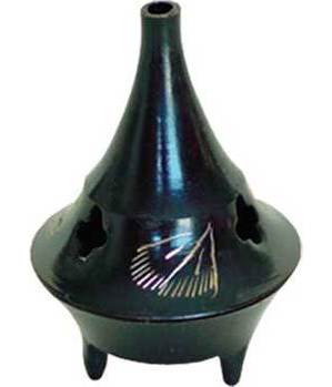 2 1/4" Black Cone Incense Burner 2 1/4" Black Cone Incense Burner