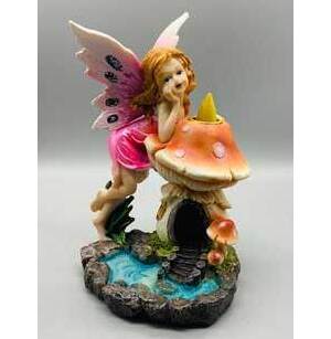 6 3/4" Fairy back flow incense burner 6 3/4" Fairy back flow incense burner