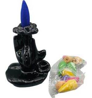 3 1/2" Flower & Hand backflow burner 3 1/2" Flower & Hand backflow burner