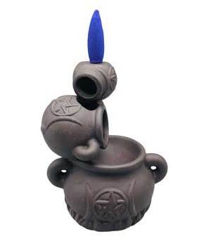 5" Triple Moon Cauldron back flow burner