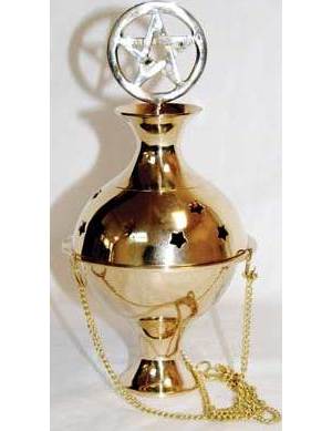 Pentagram Crowned Censer