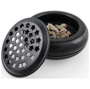 Starry Screen Black Incense Burner