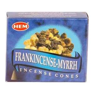Frank & Myrrh Hem Cone Incense 10pk Frank & Myrrh Hem Cone Incense 10pk