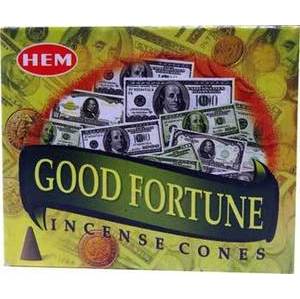 Good Fortune Hem Cone Incense 10pk Good Fortune Hem Cone Incense 10pk