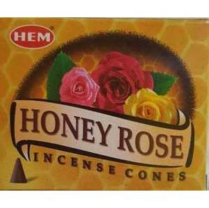Honey Rose HEM Cone Incense 10pk Honey Rose HEM Cone Incense 10pk