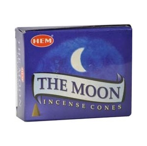 Moon Hem Cone Incense 10pk Moon Hem Cone Incense 10pk