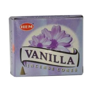 Vanilla Hem Cone Incense 10pk Vanilla Hem Cone Incense 10pk
