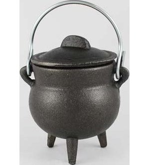 Plain Cast Iron Cauldron 3"