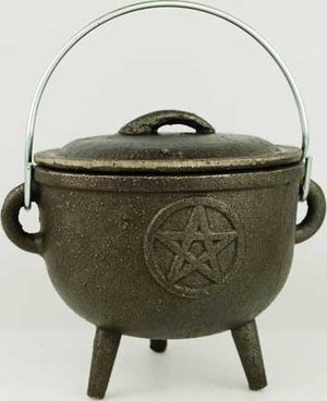 Pentagram Cauldron 4"