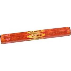 Amber Hem Stick Incense 20pk