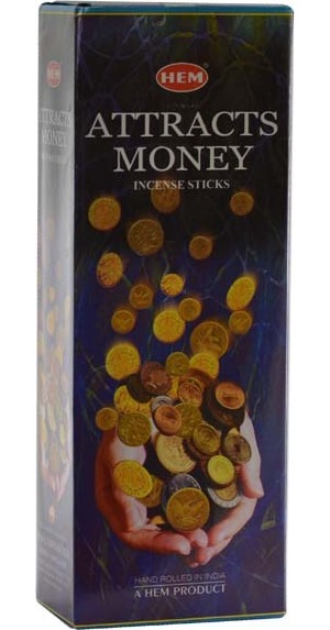 Attracts Money Hem Stick Incense 20pk Attracts Money Hem Stick Incense 20pk