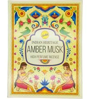 15 gm Amber Musk incense sticks indian heritage 15 gm Amber Musk incense sticks indian heritage