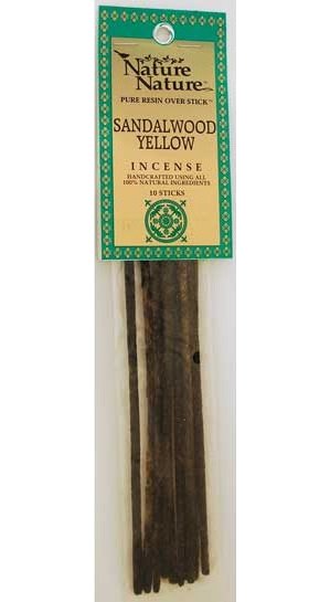 Sandalwood Yellow Stick Incense 10pk