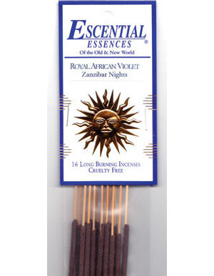 Royal African Violet escential essences incense sticks 16 pack Royal African Violet escential essences incense sticks 16 pack