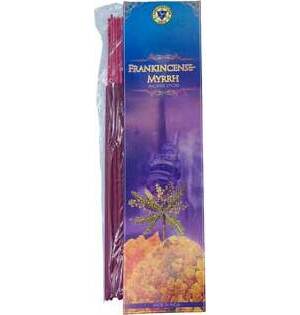 20 Frankincense & Myrrh incense sticks pure vibrations