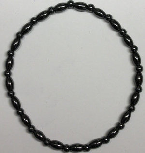 Magnetic Hematite Anklet