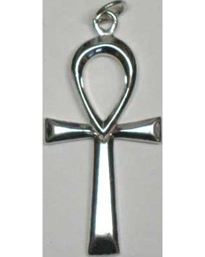 1 1/2" Ankh Sterling Silver Pendant