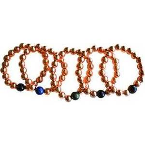10mm Copper with asst stone bracelet 10mm Copper with asst stone bracelet