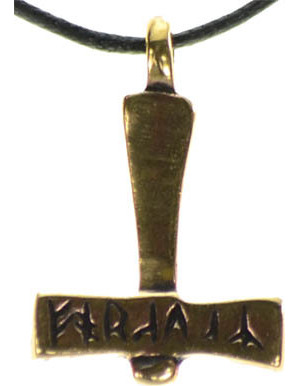Bronze Thor's Hammer Necklace