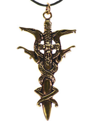 Bronze Norse Broadsword Necklace Bronze Norse Broadsword Necklace