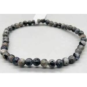 4mm Labradorite, Black bracelet 4mm Labradorite, Black bracelet