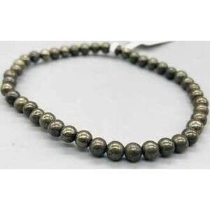 4mm Pyrite bracelet