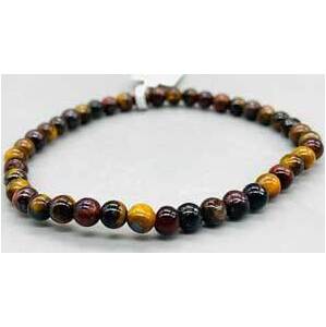 4mm Tiger Eye Tri Color bracelet 4mm Tiger Eye Tri Color bracelet